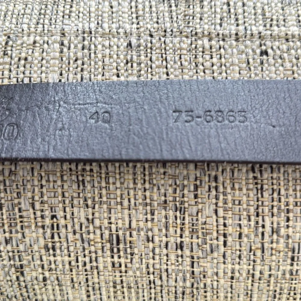 Johnston & Murphy leather belt